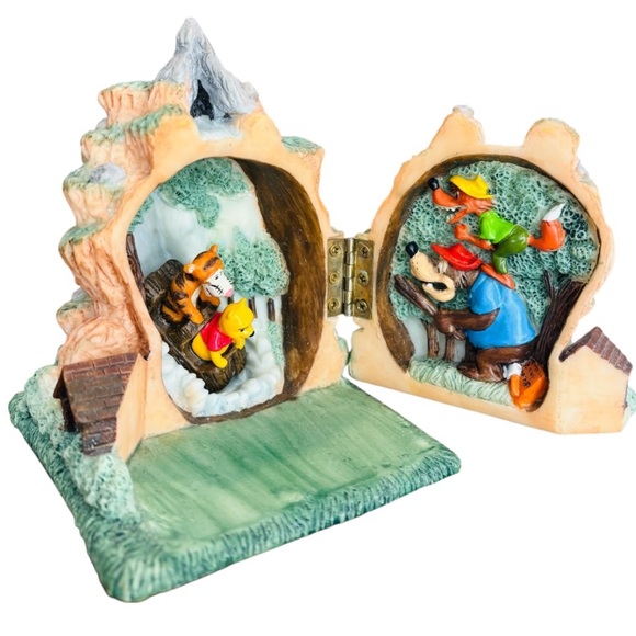 Disney Other - 90s Disney Rare Vintage Splash Mountain Hinged Box with Miniature Figurines